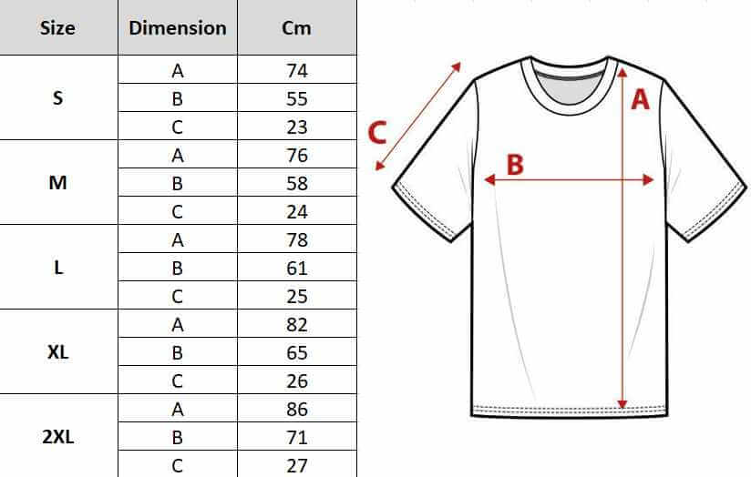 MTS Technik T-shirt sizing