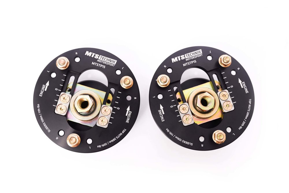 MTS Technik ® | Adjustable camber / caster plates (front) MTSCP15SET