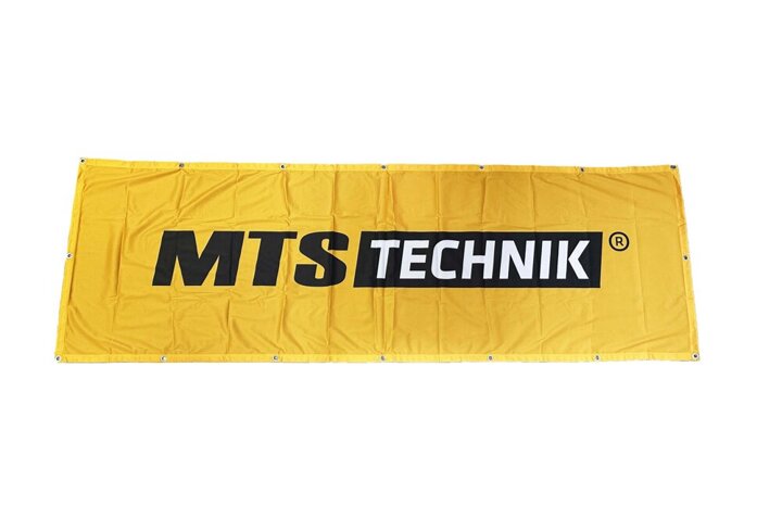 Werbebanner 3 x 1m MTS Technik - Z0000084